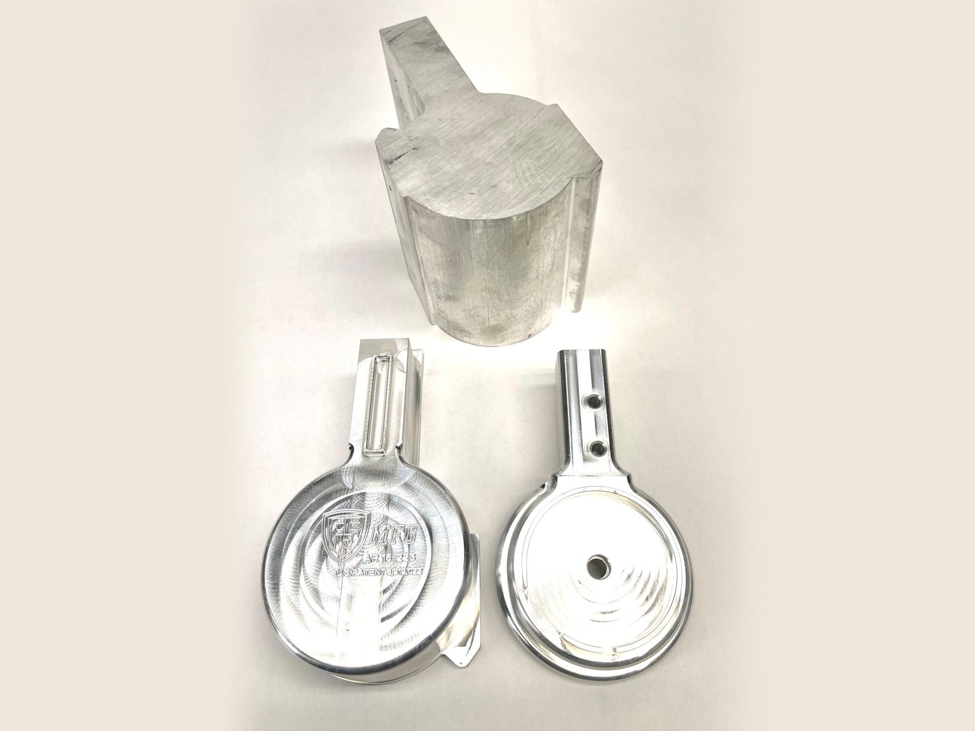 5.56 / .223 / .300 AR15 50 ROUND DRUM MAGAZINE BILLET 6061