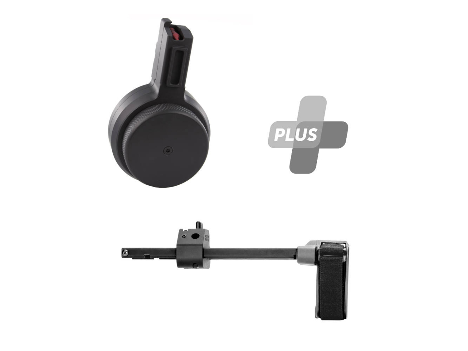 CZ SCORPION 9MM 50 ROUND DRUM MAGAZINE – ARMOUR BLACK WITH CZPDW™