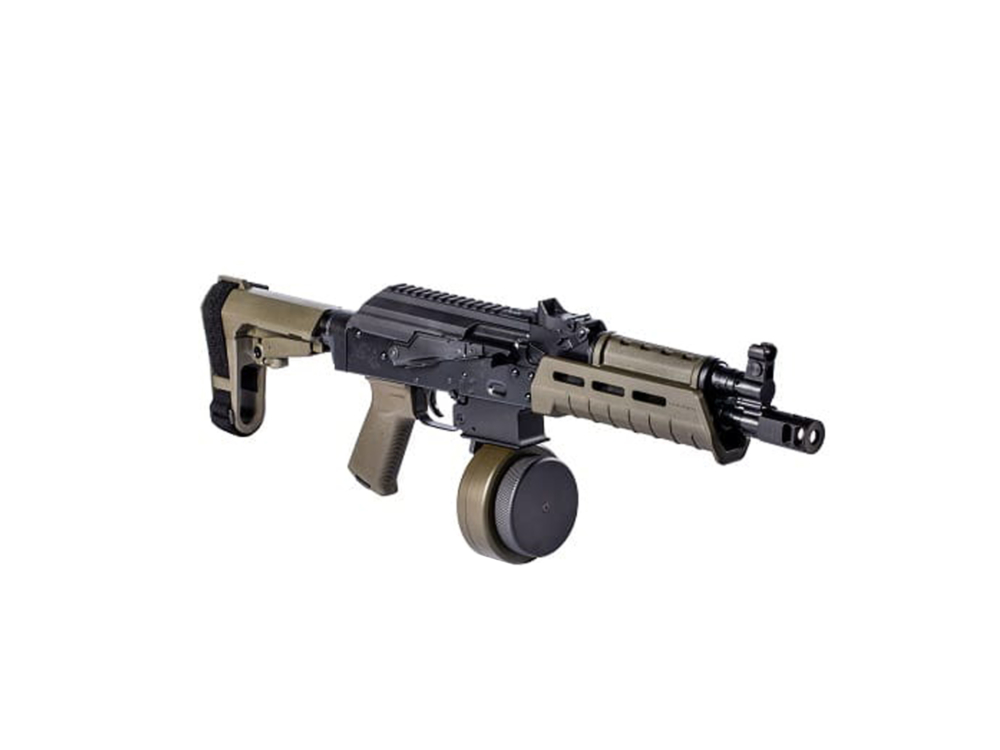 PSA AK-V 9MM MOE SBA3 PISTOL – OD GREEN