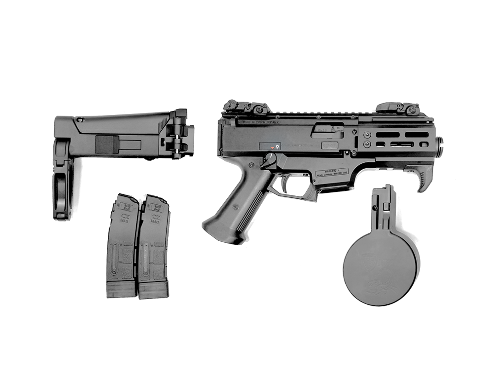 CZ Scorpion EVO 3 S2 Pistol Micro w/ Side Folding MOD1 Brace