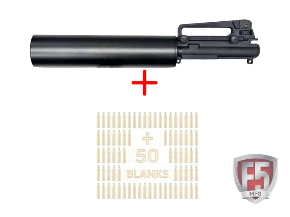 67mm AR-15 Utility (Can) Launcher – Black (LIMITED TIME + 50 HOT LOAD BLANKS)