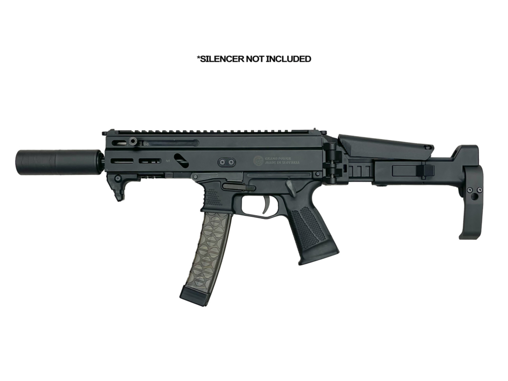 GRAND POWER Stribog SP9A3 with F5 MFG MBS HAVOC BRACE