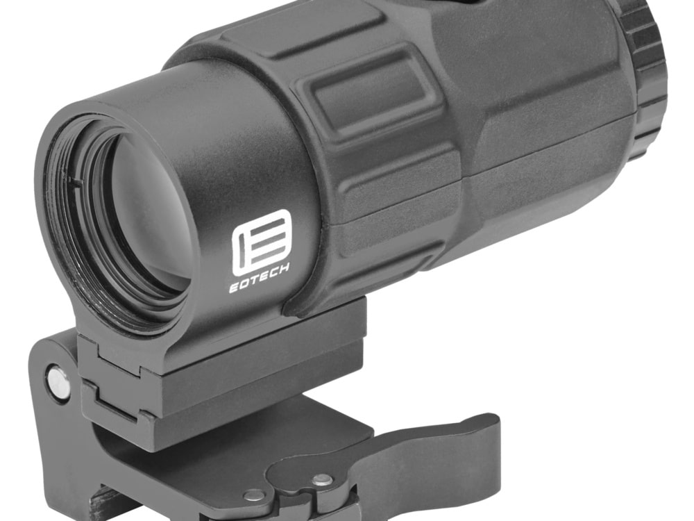 EOTech, G45, Magnifier, 5X, QD Mount, Switch to Side, Tool-Free Vertical and Horizontal Adjustments, Black Finish, 34mm