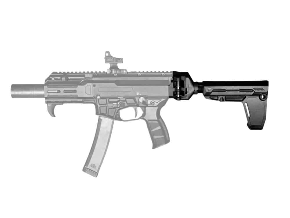 F5 MFG Side Folding Adapter + Strike Ind. Brace For CZ Scorpion 3