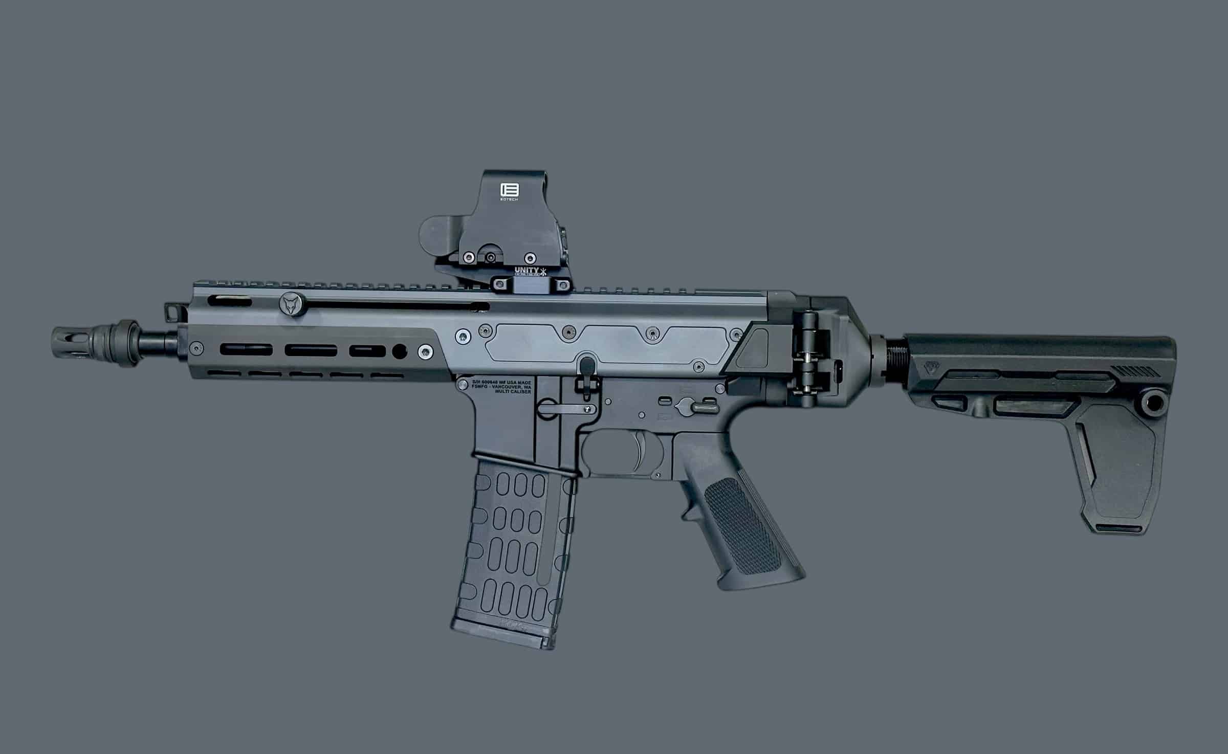 PSA JAKL 8.5 Inch 300Blk Upper + F5 MFG Side Folding Adapter