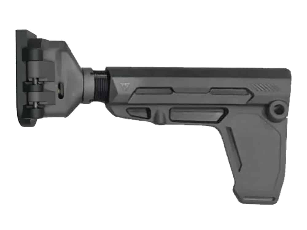 F5 MFG | SCAR SIDE FOLDING BUFFER TUBE ADAPTER w/Strike Ind. Brace